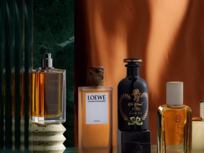 musk and vanilla perfume
